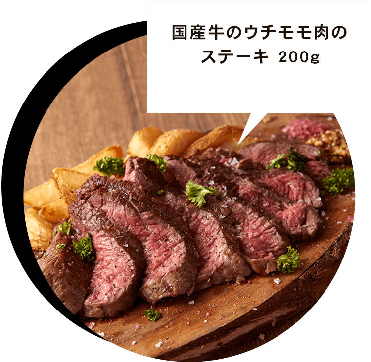 国産牛のウチモモ肉の